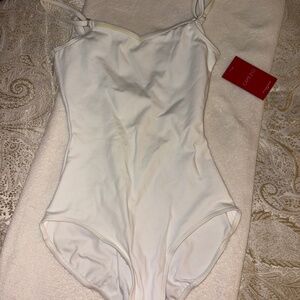 Capezio White Dance Leotard